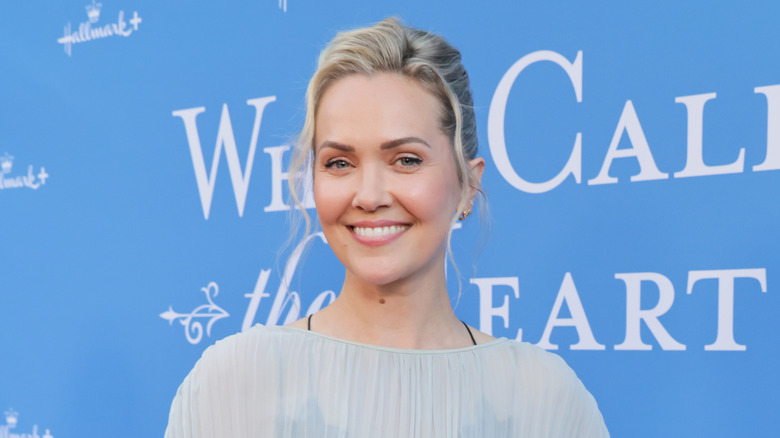 Emilie Ullerup smiling at event