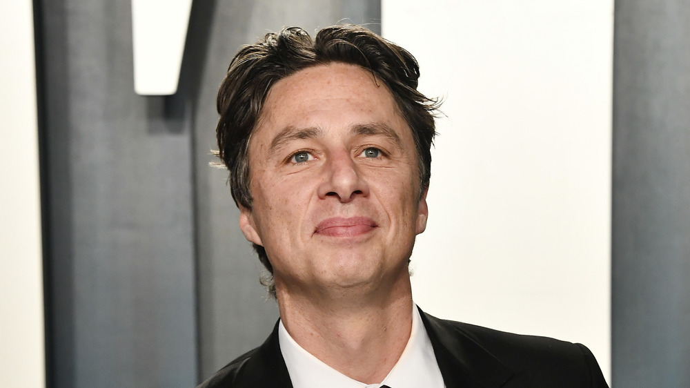 Zach Braff smirking