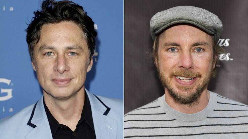 Zach Braff and Dax Shepard side-by-side