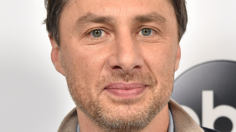 Zach Braff smirking arrives for the ABC Winter 2018 TCA Event