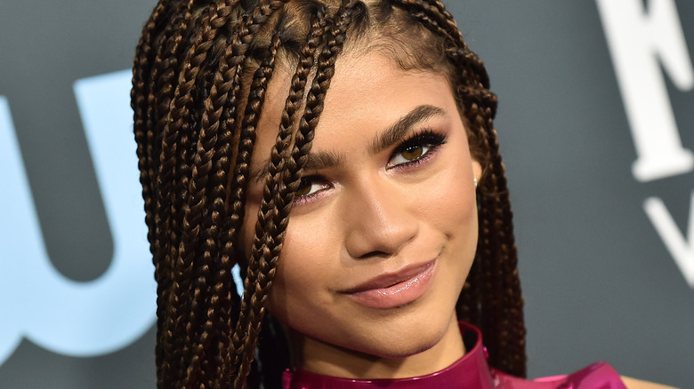 Zendaya wearing box braids