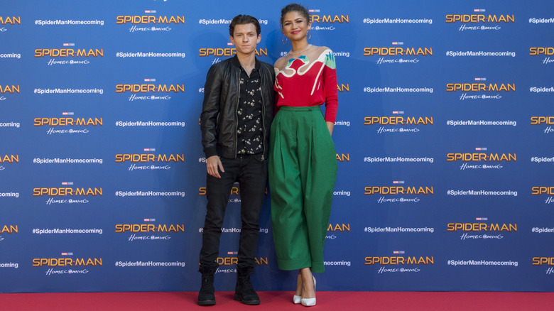 Tom Holland and Zendaya at a CineEurope event in 2017.