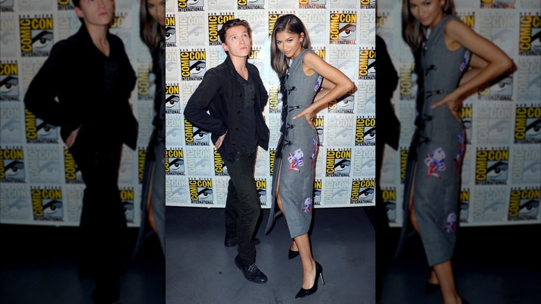 Tom Holland and Zendaya at SDCC 2016.