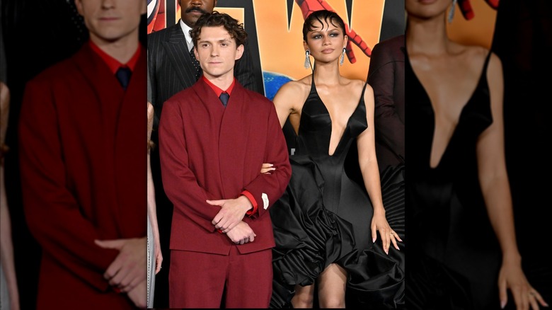 Tom Holland and Zendaya at the Los Angeles Premiere of "Spider-Man: Brand New Day" in 2026.