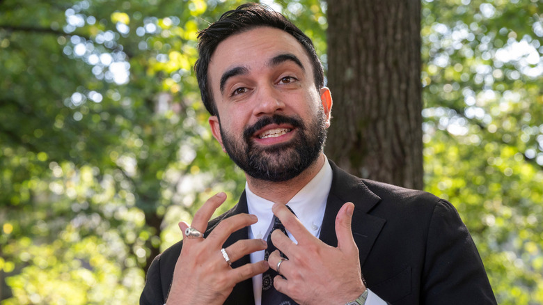 Zohran Mamdani having a conversation