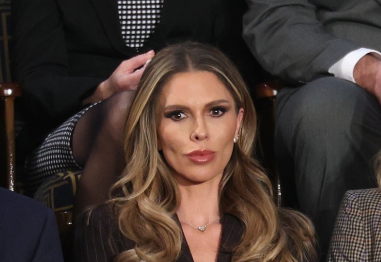 Bettina Anderson looks on at the State of the Union in February 2026