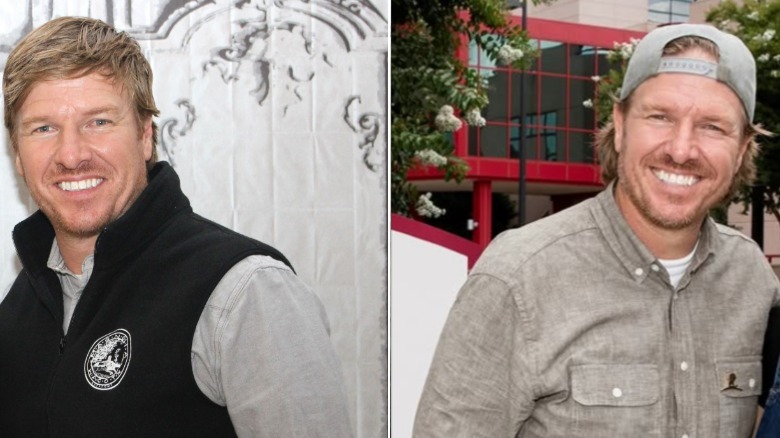 A side-by-side of Chip Gaines