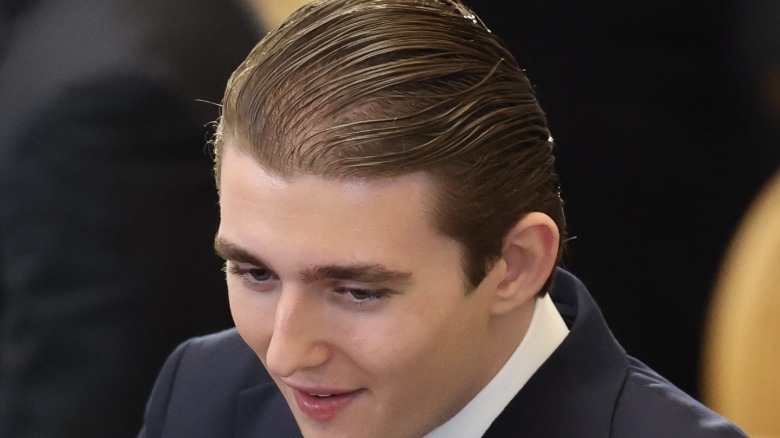 Barron Trump hair at inauguration