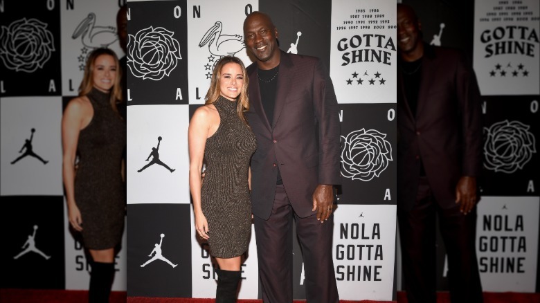 Yvette Prieto and Michael Jordan posing together