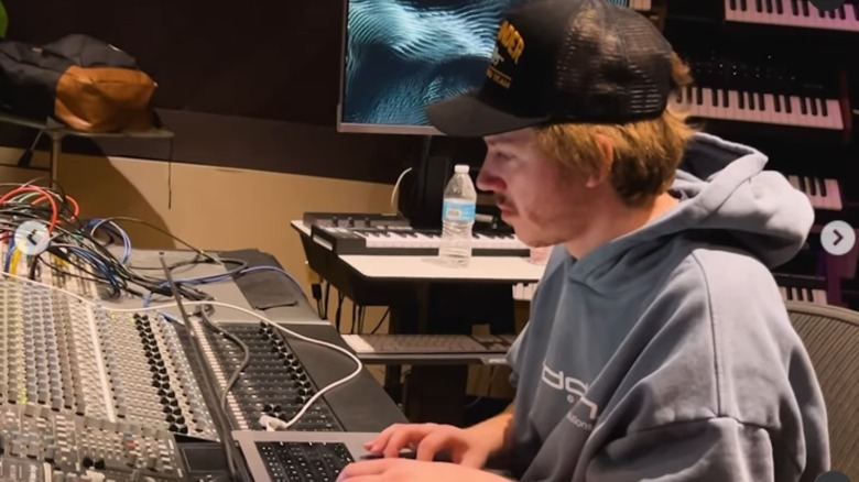 Eja Lange in studio