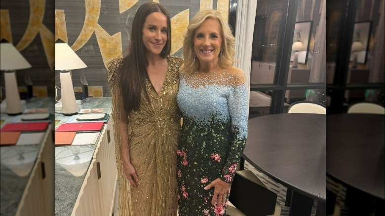 Ashley Biden and Jill Biden posing together