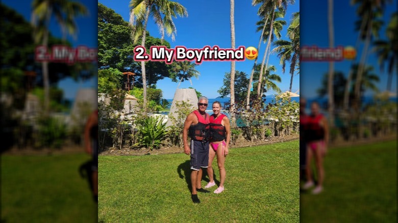 Kate Gosselin posing with her boyfriend Steve Neild.