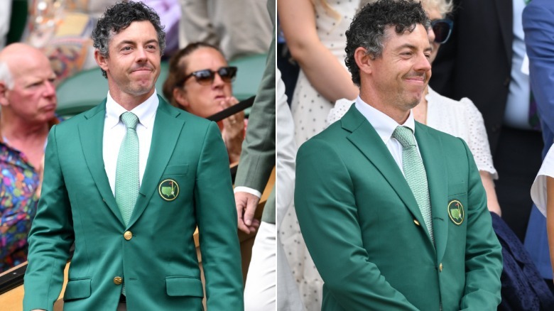 Rory Mcilroy green jacket wimbledon