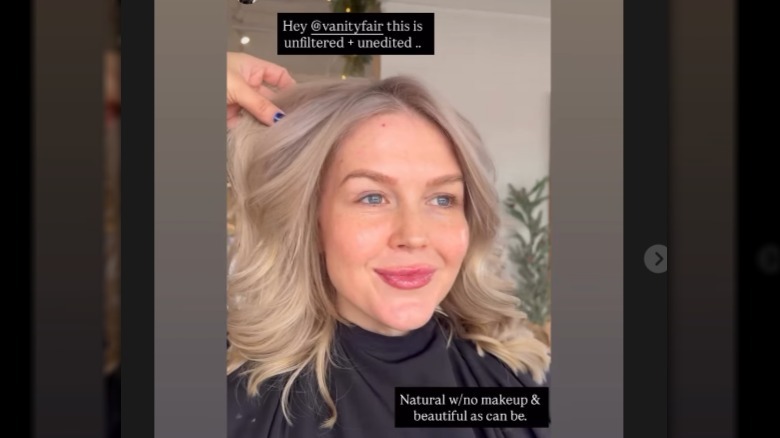 Karoline Leavitt getting hair done