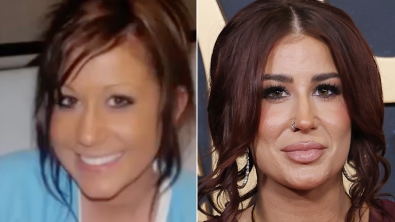 Side by side of young Chelsea DeBoer vs now