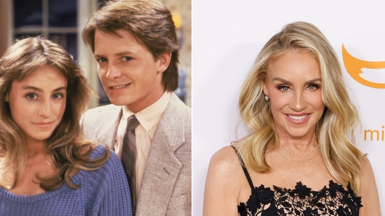 Tracy Pollan then & now