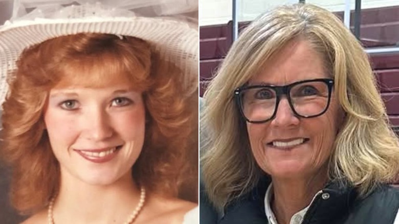 Side by side of Kimberley Thune in 1984 vs 2025