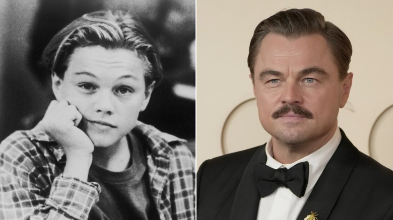 Leonardo DiCaprio in 1991 and 2026.