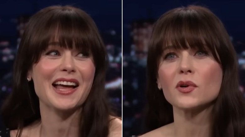Zooey Deschanel on Tonight Show