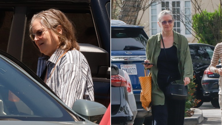 Bridget Fonda spotted in Los Angeles in two pictures from 2025.