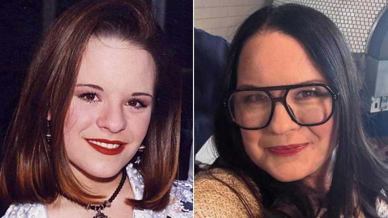 Side by side of Jenna von Oy in 1994 vs 2026