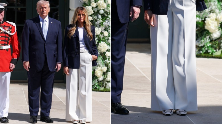 Donald Trump and Melania Trump easter egg roll