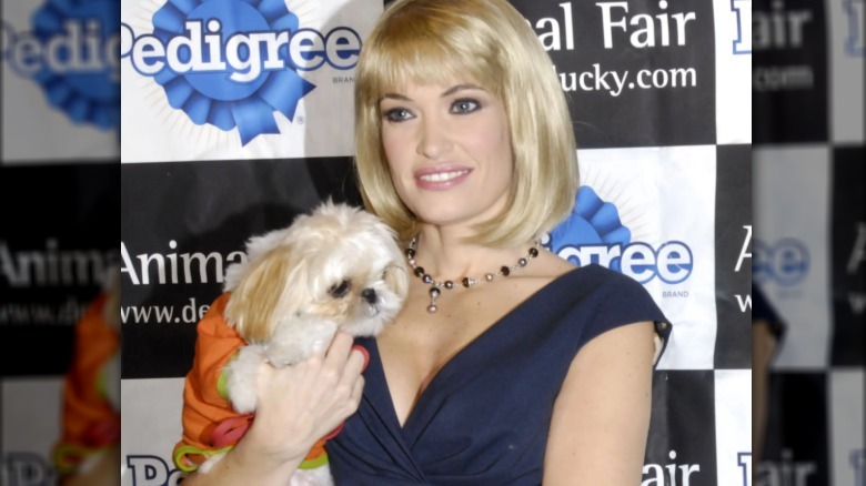 Kimberly Guilfoyle blond hair Halloween party