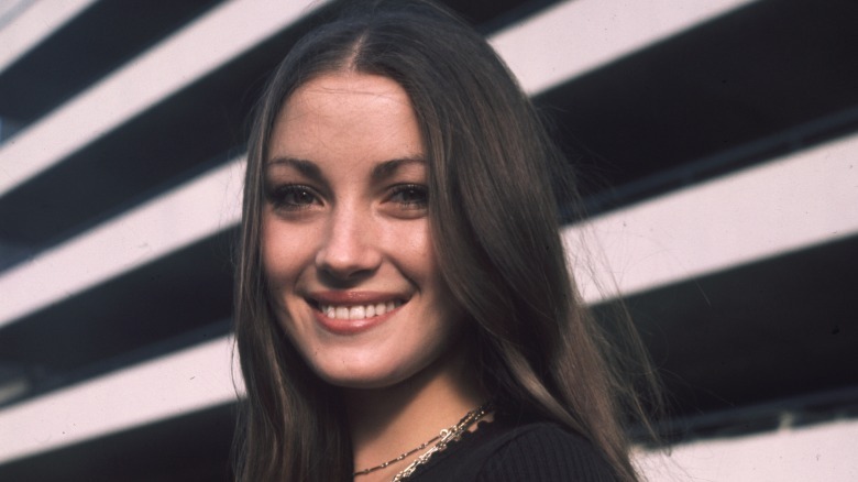 Jane Seymour pictured en route to shoot